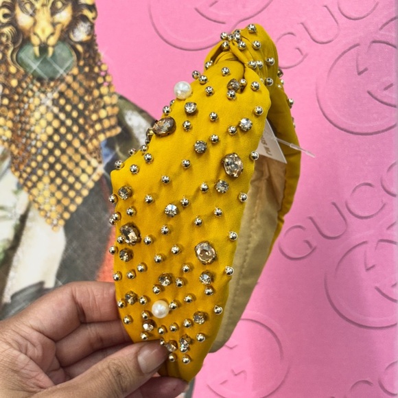 Yellow Rhinestone Hair Accessory - Picture 3 of 3